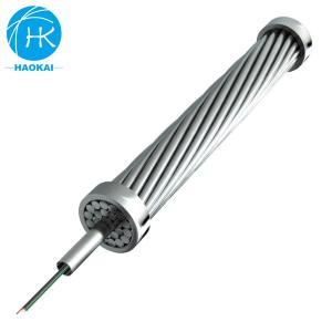Wholesale 6 Core Armored OPGW Fiber Cable 8f Aerial Fiber Optic Cable Ground Wire from china suppliers