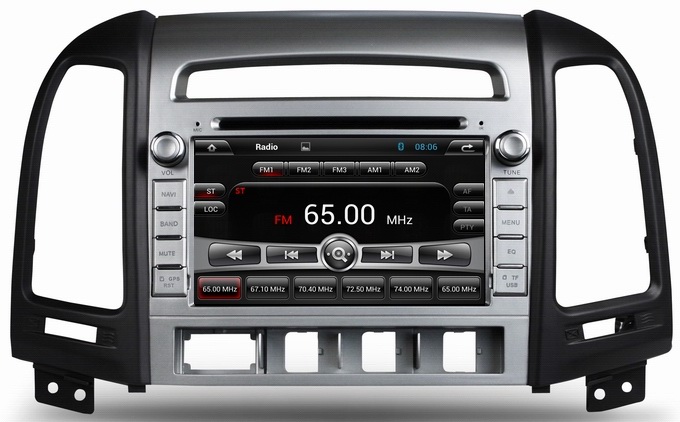 Ouchuangbo Car DVD 3G Wifi GPS Radio for Hyundai Santa Fe 2006-2012 iPod USB TV Android 4.2 System OCB-7024C
