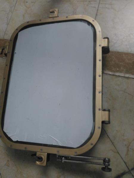 Copper Material Frame Marine Windows , Safety Tempered Glass Openable Ship