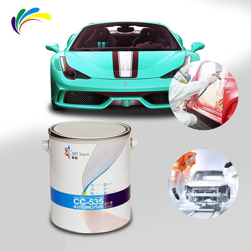 1K High Solid Greenish Blue Automotive Repair Paint For Car Refinish