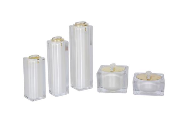 100ML Airless Cosmetic Pump Bottle Cream Jar For Daily Face Moisturizing