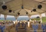 Team Outdoor Party Tents , Fire Resistant Commercial Backyard Tents For Parties