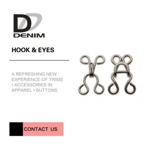 Wholesale 8mm Brass Hook And Eye Non Slip Nickel Free For Dress / BRA / Trousers from china suppliers