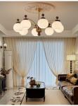 Minimalist Creative Wood Office Chandelier Cafe Restaurant E27 Pendant Lamp