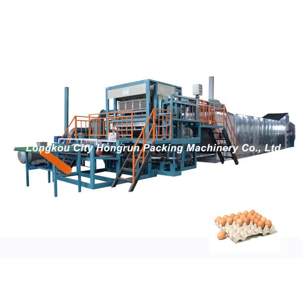 Eco - Friendly Pulp Molding Machine For Making Egg / Fruit Tray / Carton