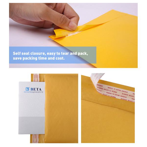 Blue LDPE Poly Bubble Mailer Bag Waterproof Recyclable Self Seal