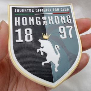 Wholesale Heat Transfer On Team Apparel Embossed Clothing Labels , Garment Tpu Badge from china suppliers