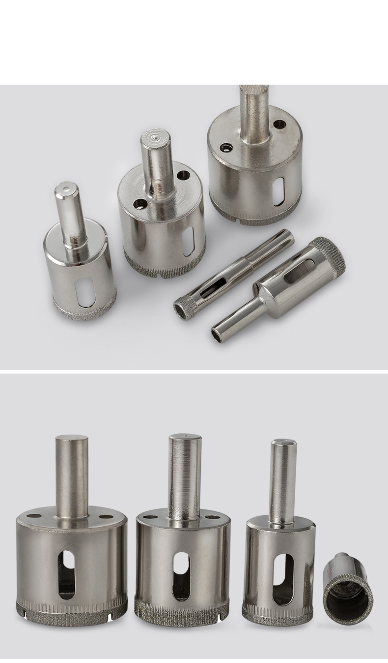 Electric drill hole saw Glass ceramic slate electroplating drill bits