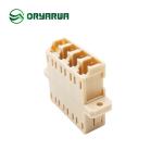 Welded Asymmetric Structure LC Quad Fiber Optic Adaptor