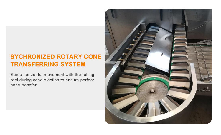 Stainless Steel Sugar Cone Production Line Fully Automatic Paste Filling