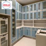 Three Section Slider Hospital c Furniture Disposal Cabinet for Hospital % Clinic