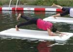 Unique Water Aqua Yoga Mat , Inflatable Floating Yoga Mat Low - Impact