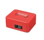 Colored Metal Cash Box Coin Storage Safe Security Box Holder Suitcase With