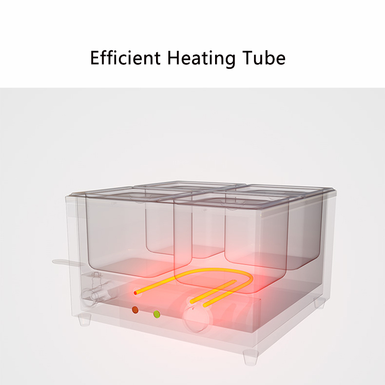 Electric Heat Preservation Soup Pool 2-Pan Food Warmer 565*380*275mm 10kg for Catering