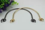 Leather bag hardware gunmetal color 150 mm zinc alloy handbag metal handle