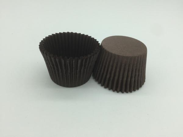 Glassine Brown Greaseproof Cupcake Liners , Wedding Cupcake Wrappers Muffin