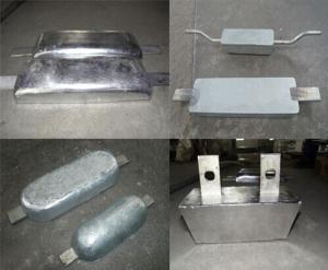 China New Arrived Zinc Marine Anode Outfitting Equipment Aluminum Zinc Anode Wear Resistant on sale