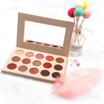 MSD Cosmetics 15 Colour Multi Color Eyeshadow Hot Silver Logo