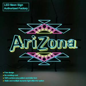 Wholesale Satom OEM Factory Wine Custom Design Advertising Wall mounted Neon sign from china suppliers