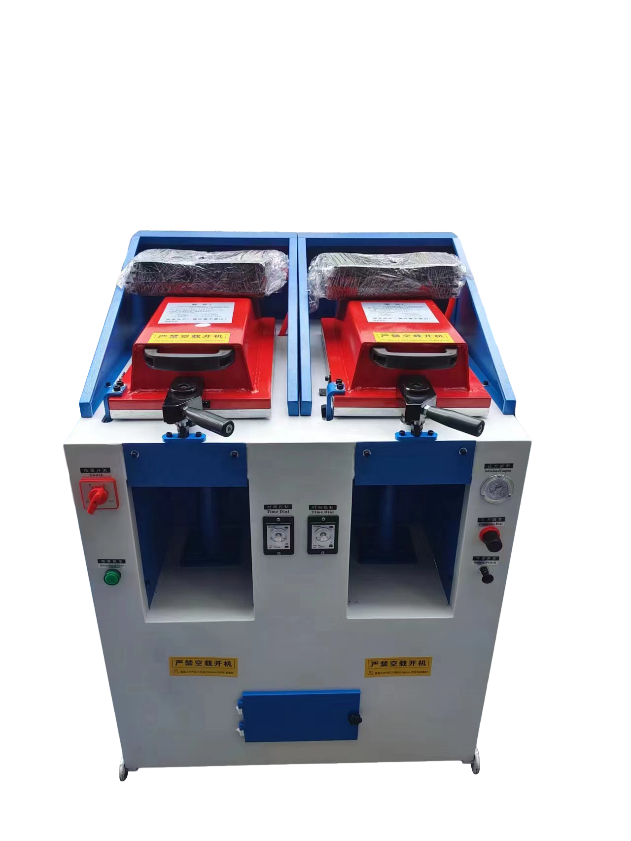 Double Head Pneumatic Shoe Sole Pressing Machine Cover Type Sole Attaching Machine For Footwear