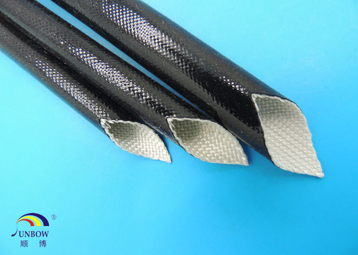 Black Expandable Fiberglass Braided Sleeving with Non-alkali Fiberglass Yarn