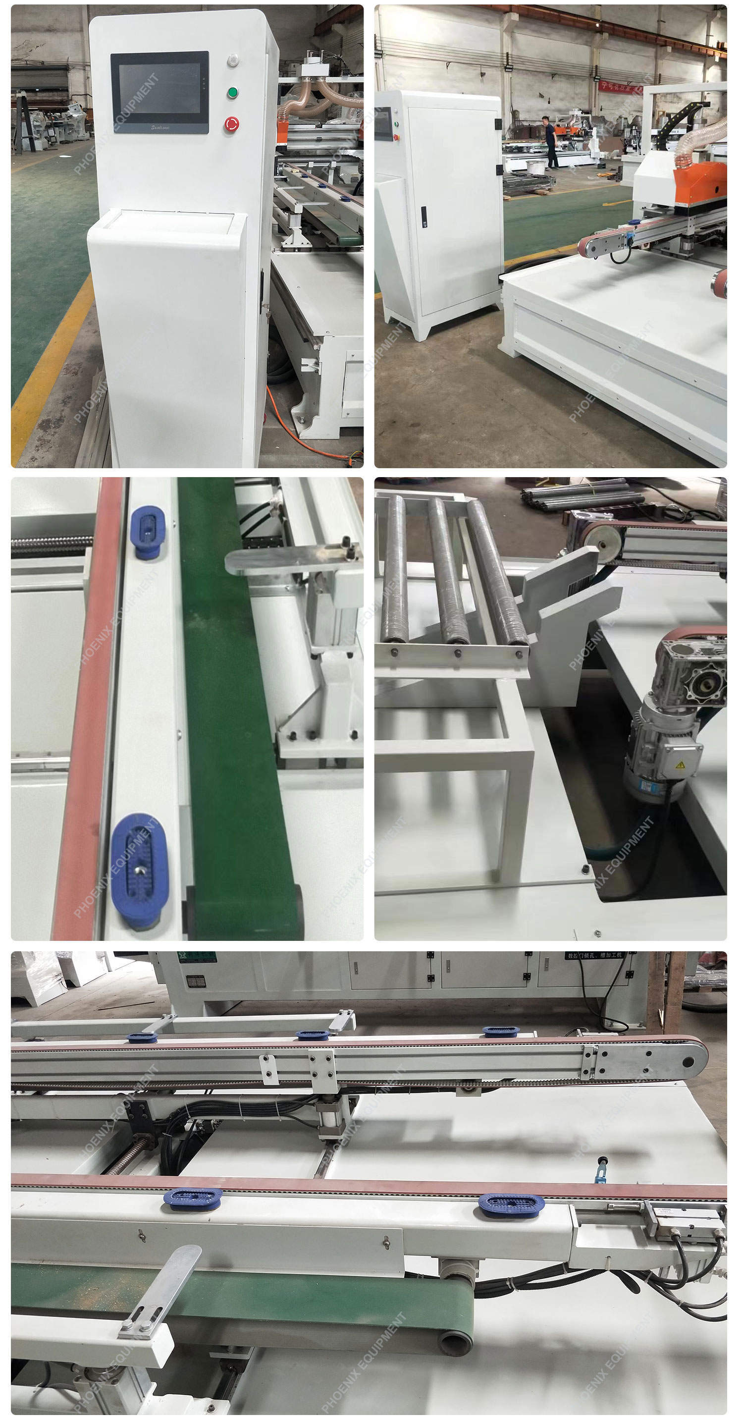 Dust Suction Port 200*1pcs Woodworking MJ-27308 CNC Cutting Machine for Wood Furniture