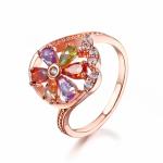 Wholesale 925 Sterling Silver Colorful CZ Jewelry Multi color CZ Butterfly