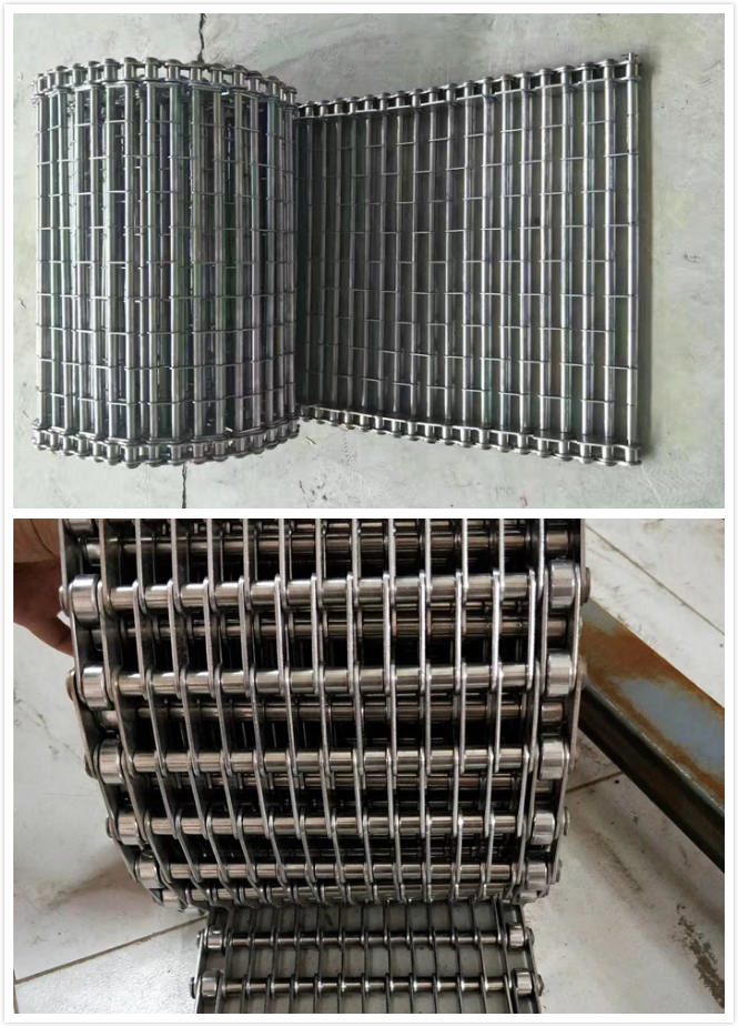 Baking Chain Link Conveyor Belt , SS Wire Mesh Conveyor Belt For Food Industry