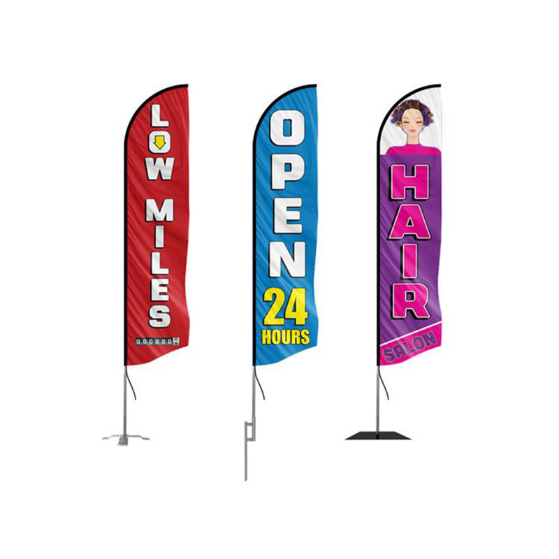 Exhibition Outdoor Beach Flag Digital Printing Cool Nobori Flags