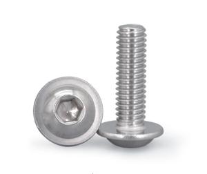 Wholesale 316 Stainless Steel Flanged Button Head Screws Flanged Machine Screws Socket Drive Round Screws from china suppliers