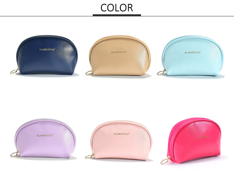 Shell Shape Multi Color Women'S Toiletry Travel Bag