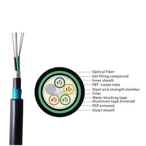 Wholesale Direct Burial GYTA53 Multimode Underground Fiber Optic Cable 250um from china suppliers