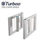 10MM Acrylic Office Security Gates Brushless Motor Automatic Intelligent Systems
