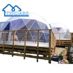 Aluminum Frame Glamping Geodesic Dome Tent For Outdoor Travel Roof Top Tent