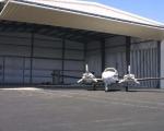 Garage Steel Structural Frame Hangar Car Parking Building / Plane Warehouse