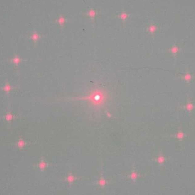 18 Point Circle Red Line Laser Module Mini Laser Atmosphere Light