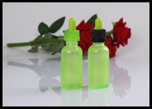 Wholesale 30ml 1oz E cig Liquid Bottle Essential Oil Glass Dropper Bottle Light Green from china suppliers