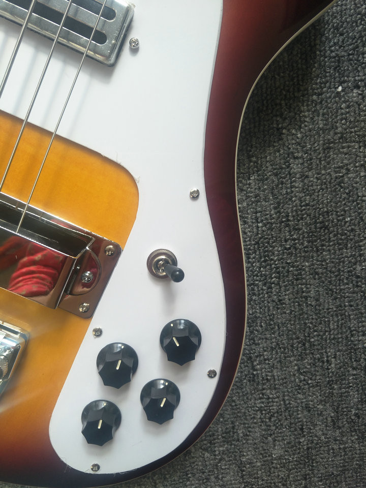 2017 New Rickenback custom 4003 firglo 4 strings bass guitar ricken bass