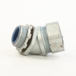 Liquid Tight Flexible Conduit Adaptor 45 Degree Blue Insulated 1/2" - 4"