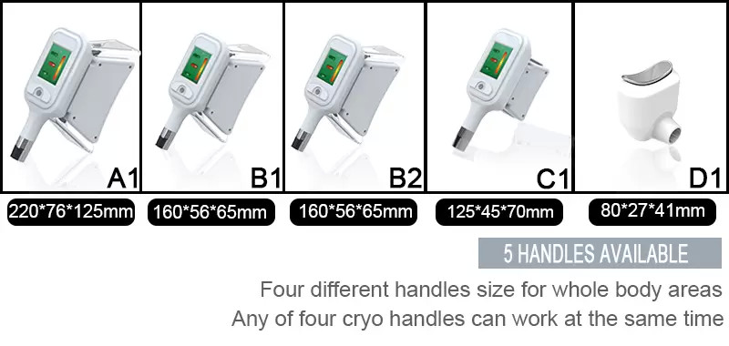 Cryotherapy Cryolipolysis Slimming Machine Body Contouring Equipment 2500W