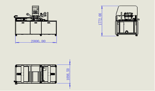 Automatic Servo Hot Stamping Machine For Paper Cardboard Two Rolls