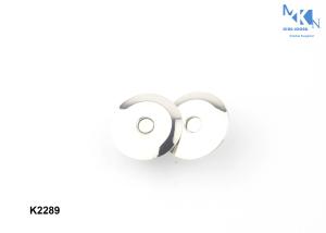 Wholesale Polished Magnetic Bag Closure , Nickle Color Small Magnetic Purse Snaps from china suppliers