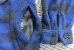 Middle Thickness Mens Printed Fleece Jacket With Chest Pocket Machine Washable