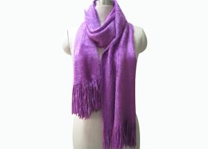 Wholesale Commercial Acrylic Knit Scarf Warm Thick Custom Striped Knit Scarf from china suppliers