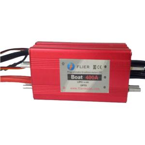 Wholesale Flier Red Waterproof Brushless ESC , 22S 400 Amp Esc For RC Boat / Ship from china suppliers