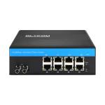 8 Port Industrial Gigabit Network Switch Unmanaged ST Fiber Singlemode 30Km