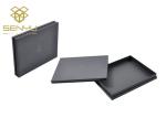 Black Kraft Paper Box Packaging with 1200g Cardboard Base Lid Gift Packing
