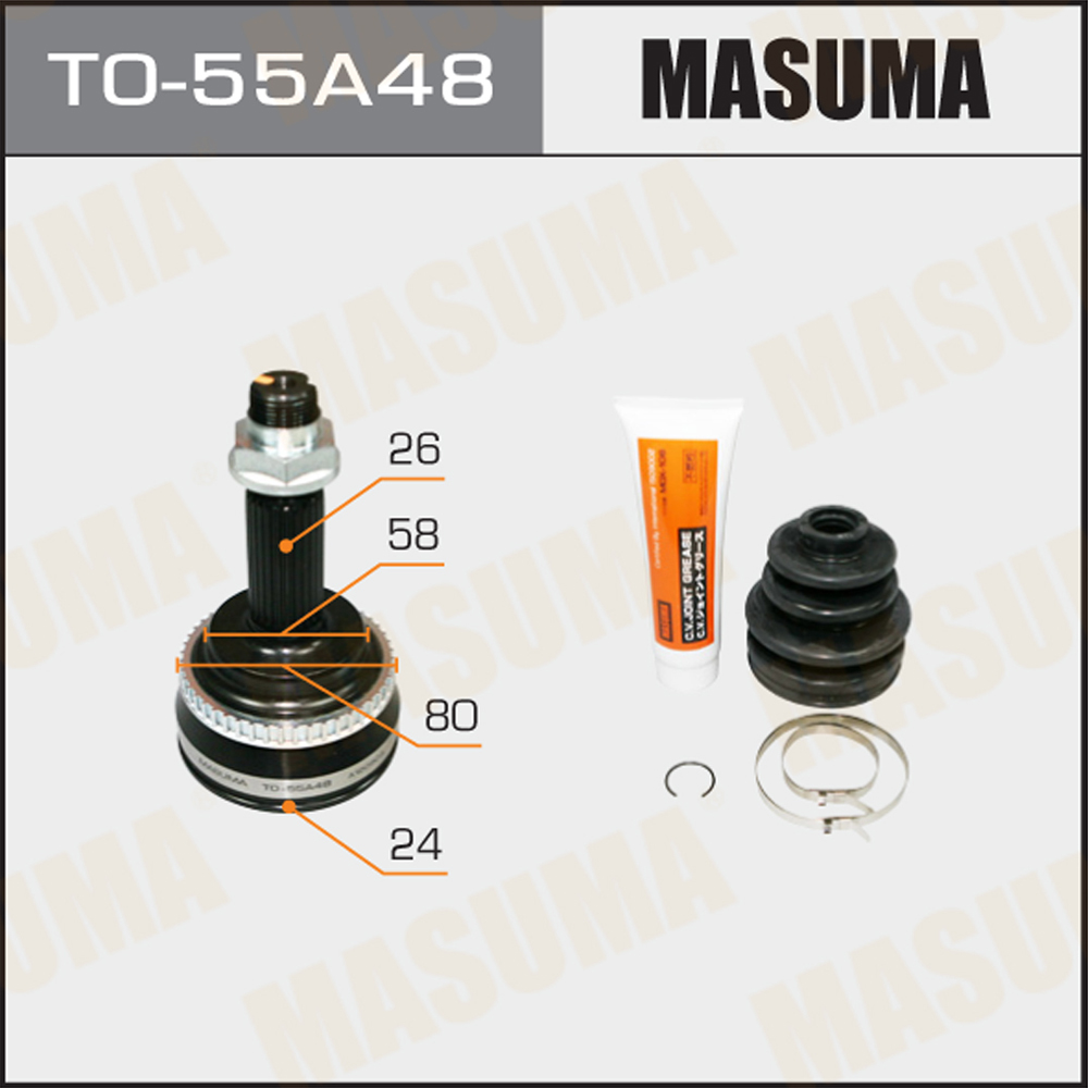 TOYOTA ALLEX C51A 4G13 MASUMA Customization Auto CVJ C.V. Joint 43460-09440 43460-19775