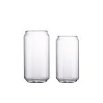 Simple style glass cup clear glass drinking cup for milk juice ice cream