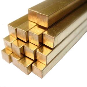 Wholesale Hot Rolled Brass Copper Bars 10 - 20mm Thickness AISI JIS Square from china suppliers